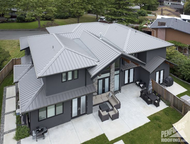 metal standing seam roof